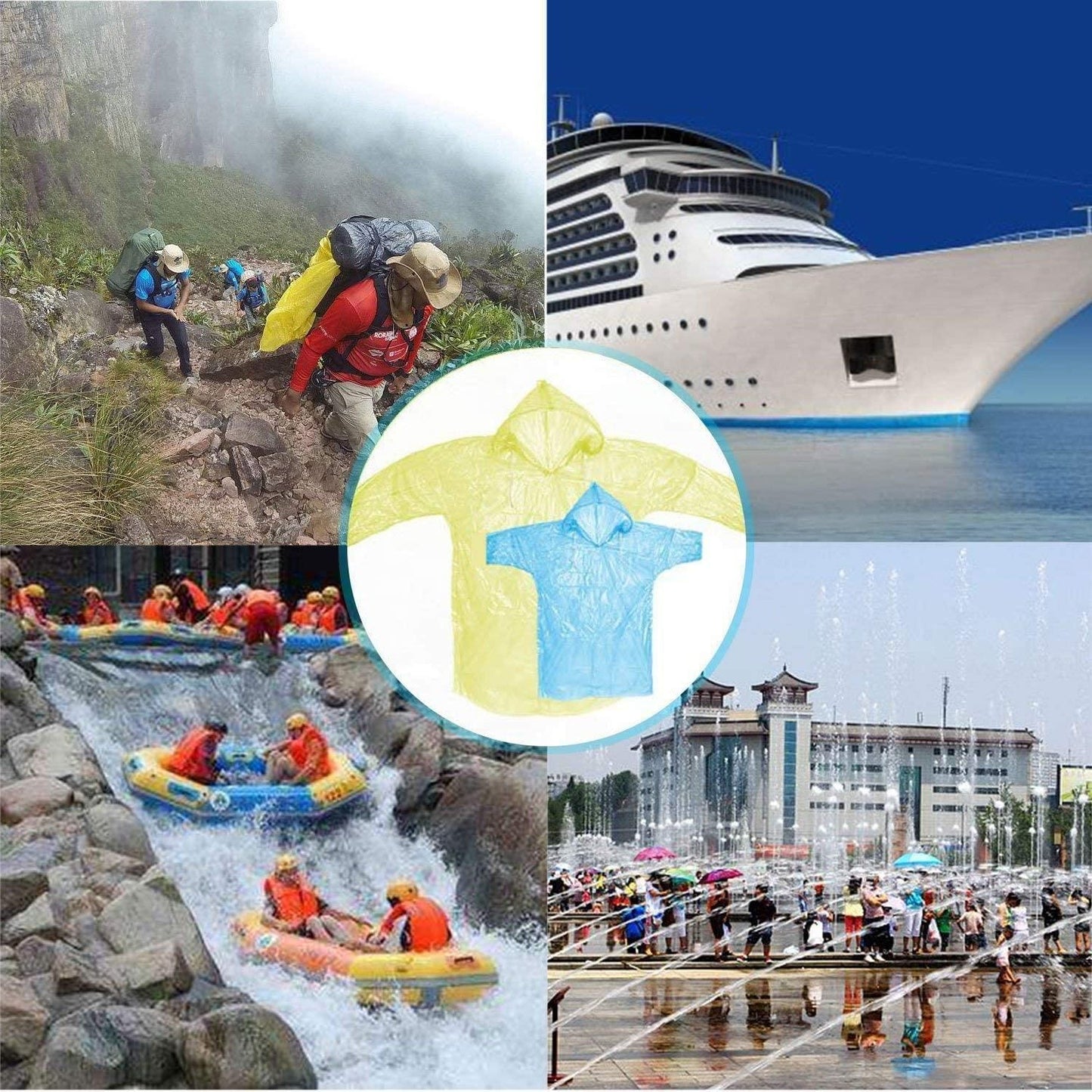 Reusable Wallet Rain Card Adults and Kids