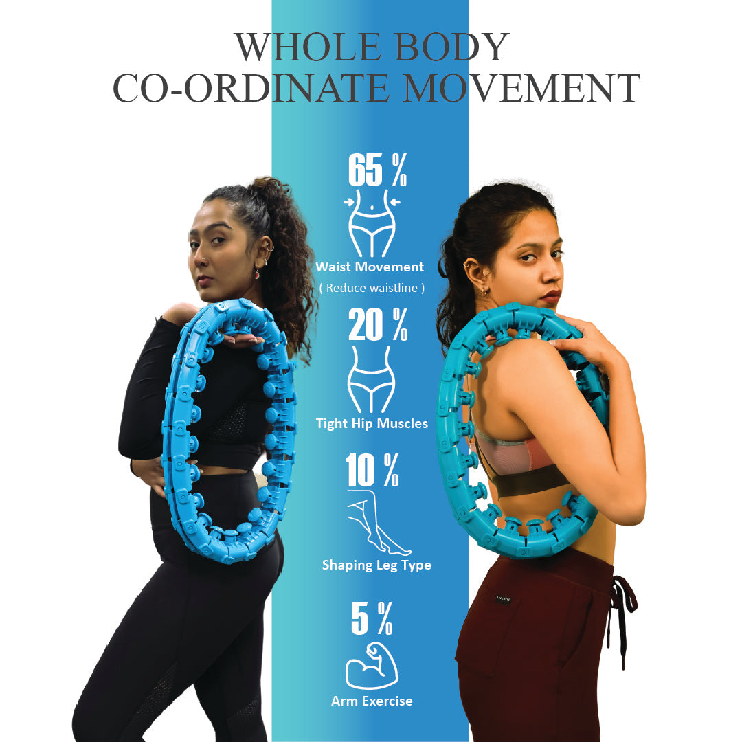 FloralVoid Hula Hoop - Fun Cardio Training Equipment