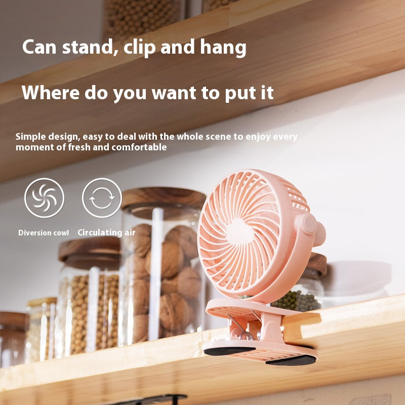 FloralVoid Portable Desk Clip Fan ✨ - 60% Off Today🔥