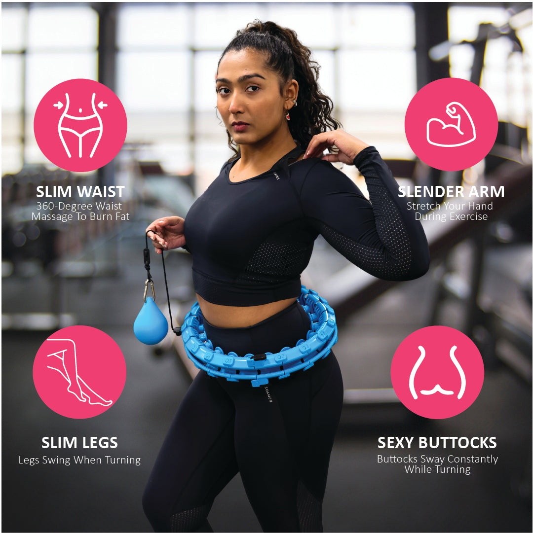 FloralVoid Hula Hoop - Fun Cardio Training Equipment