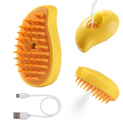 Viral Steam Pet Hairbrush for Dog and Cat!🤩🐾