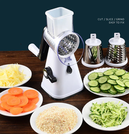 4 in 1 Rotary Vegetable Cutter & Slicer - Kitchen Gadget🔥