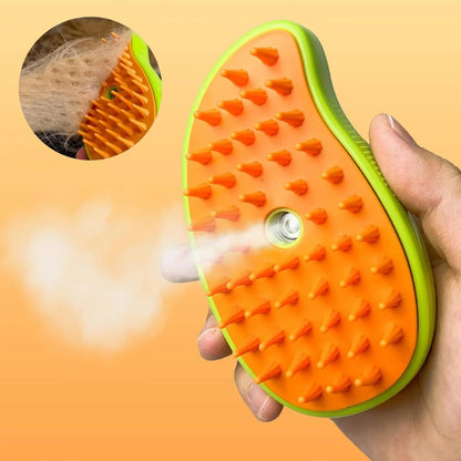 Viral Steam Pet Hairbrush for Dog and Cat!🤩🐾
